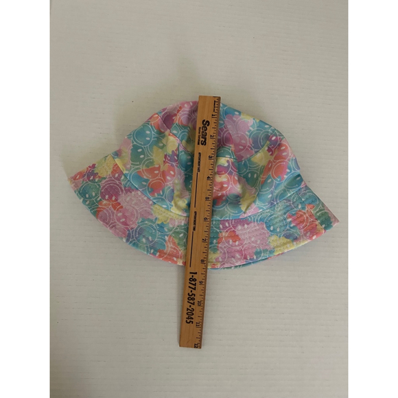 Men's Unbranded Tie Dye Bucket Hat White Multi One Size *NEW* - Picture 7 of 7